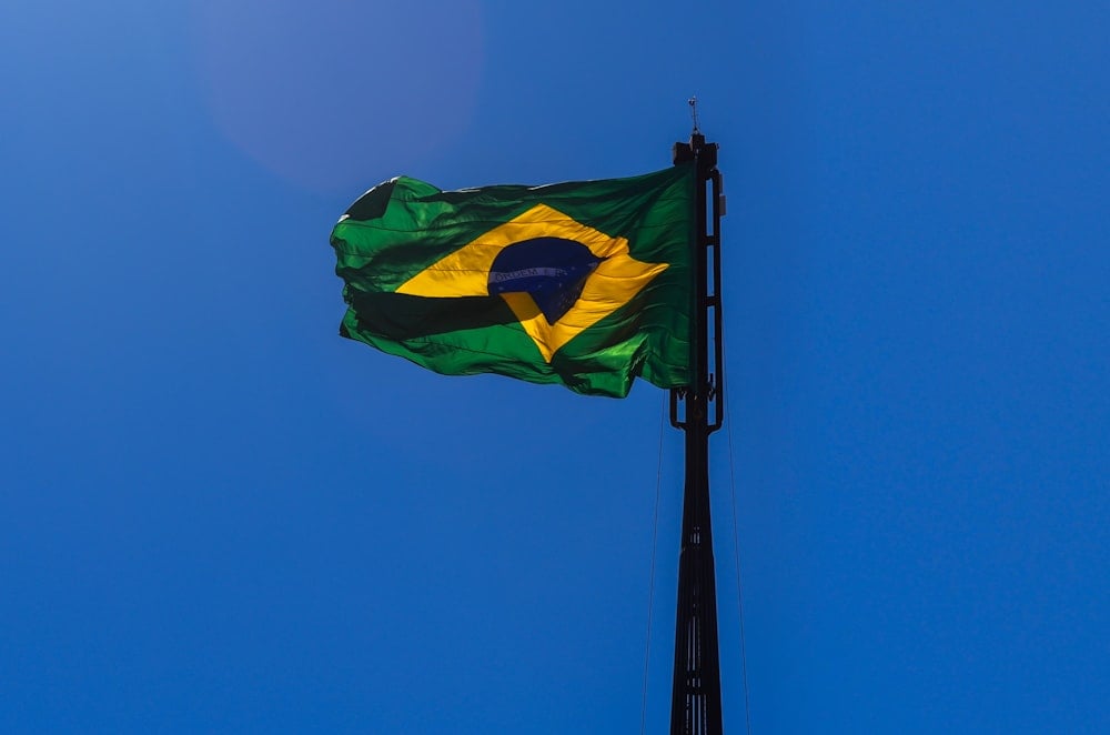 Bandeira do Brasil em Brasília